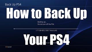 How to Back Up and Restore Your PS4