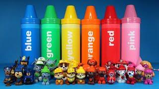 Paw Patrol Learn Colors with Crayon Surprises for Kids