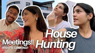A day in my life- House Hunting Shoot BTS Meetings & More
