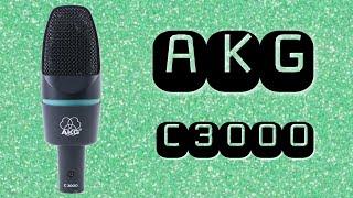 AKG C3000 Condenser Microphone Test  Review