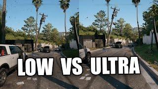 Dead Island 2 - LOW vs ULTRA Graphics Settings Test