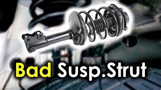 SYMPTOMS OF BAD SUSPENSION STRUT  6 Signs of bad shock absorber in your car.