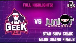 Geek Fam vs Jr Assassin - Star Supa Comic MLBB Grand Finals