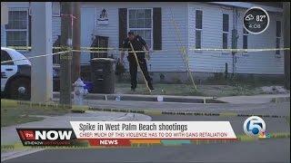 Spike in West Palm Beach shootings