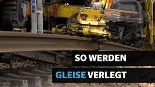 Gleisbauarbeiten So funktioniert der Umbauzug der Bahn