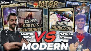 Goryos Vengeance vs Dimir Murktide  MTG Modern  MTGO Masters Modern Horizons  Week 2  Match 2