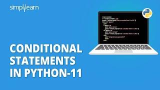 Conditional Statements In Python-11  Python If Else Elif Statements  Python Tutorial Simplilearn