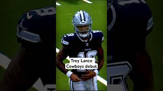 Trey Lance Cowboys debut #shorts