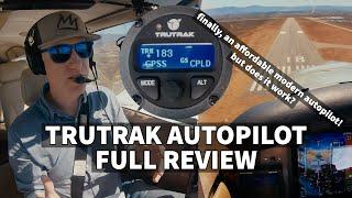 Trutrak Vizion Autopilot in a Cherokee  Review and Tutorial  LPV Approach BendixKing Aerocruze100