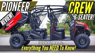 Is the New 2023 Pioneer 1000 CREW Hondas Best UTV to Buy? 6-Seater Side by Side Review