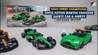 LEGO Speed Champions 76925 Aston Martin Safety Car & AMR23 detailed building review