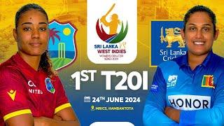  LIVE  1st T20 - West Indies Womens Tour of Sri Lanka 2024