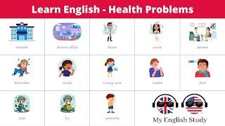 Learn English Vocabulary #44  Health Problems  