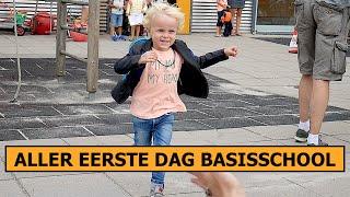 LUANS EERSTE SCHOOLDAG GROEP 1  Bellinga Vlog #382