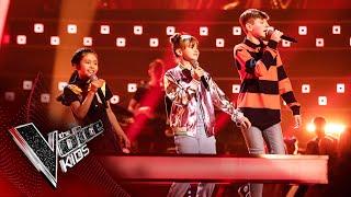 Rachel Heidi and Dara Perform Whenever Wherever  The Battles  The Voice Kids UK 2020