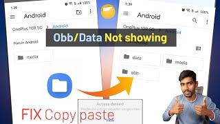 Android obb data folder not showing Android obb file not showing Access android data & obb folder