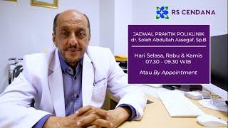 Dokter Spesialis Bedah RS Cendana Jakarta  dr. Soleh Abdullah Assegaf Sp. B