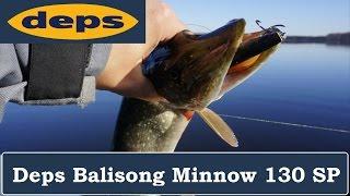 Deps Balisong Minnow 130 SP лучший воблер на щуку всех времён и народов