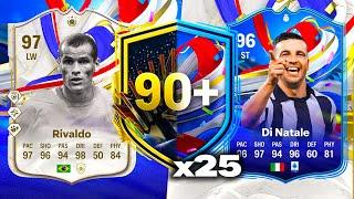 25x 90+ TOTS PTG OR GOTG UPGRADE PACKS EA FC24 Ultimate Team