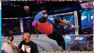 AMP MMA BASKETBALL JOHN AND FANUM TURNED INTO FRIDAY NIGHT SMACKDOWN REACTION