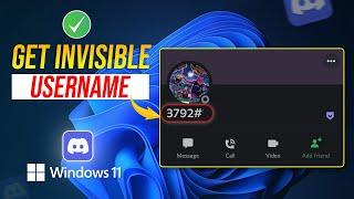 How to Make an Invisible Name on Discord on PC  Get Invisible Discord Display Name