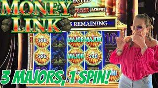 THIS SLOT WAS BROKEN Money Link Paid Out the BIG BUCKS Max Bet Spins 3 Majors