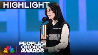 Billie Eilish Wins the Peoples TV Performance  Peoples Choice Awards 2024  NBC