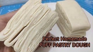 Perfect Homemade Puff Pastry DoughPuff Pastry Dough RecipeTasty Food Kitchen