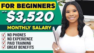 2 Beginner-Friendly Work From Home Jobs That Pay Up to $22hour - Earn Up to $3520month