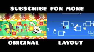 Circus Dash Original vs Layout  Geometry Dash Comparison