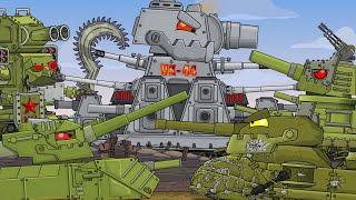 All episodes VK-44 breaches the defense lines. Cartoons about tanks