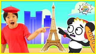 The Eiffel Tower Famous Landmark   educational for Kids with Ryans World