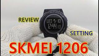 SKMEI watch 1206 digital dualtime - Review dan Setting - OmNang Channel