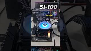 am5 thermalright SI-100 black low profile mitx cpu cooler. unboxing. quick look