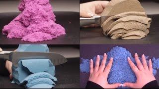 Extremely Satisfying ASMR  Binaural Kinetic Sand Play For Relaxation Tingles And Sleep