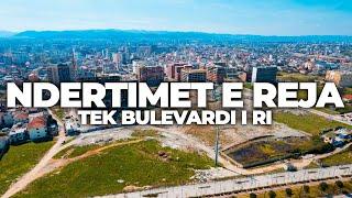 NDERTIMET E REJA TEK BULEVARDI I RI TIRANA 2023  5K DRONE VIDEO