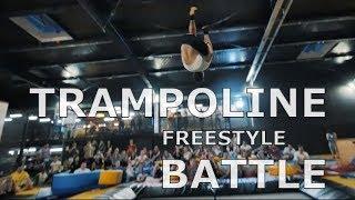 EPIC FREESTYLE TRAMPOLINE BATTLE  Dunking Devils x Greg Roe @ WOOP Trampoline Park