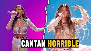 10 Artistas que cantan horrible sin AUTOTUNE