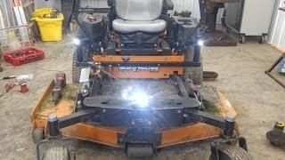 Zero Turn Head Lights with Oxy Fuel Welding