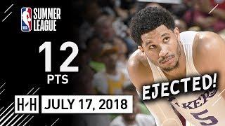 Josh Hart Full Highlights vs Blazers 2018.07.17 NBA Summer League - 12 Pts EJECTED