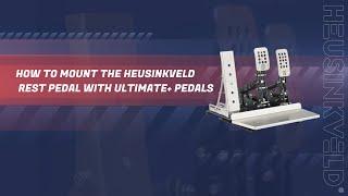 Heusinkveld Engineering How to mount the Rest Pedal on the Ultimate+ Baseplate