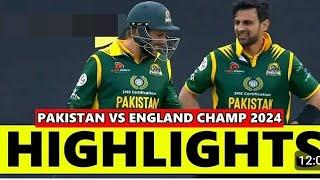 PAKISTAN CHAMPIONS VS ENGLAND CHAMPIONS WORLD CHAMPIONSHIP HIGHLIGHTS  PAK VS ENG 2024