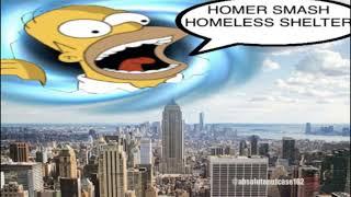 Homer Smash Homeless Shelter