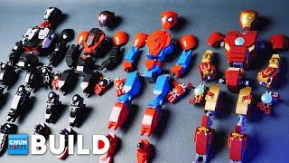 LEGO Speed Build Marvel Figures Collection 2022  LEGO Marvel 2022  Beat Build