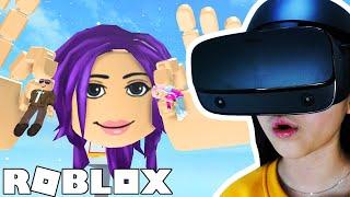 Kate enters a Roblox VR World 