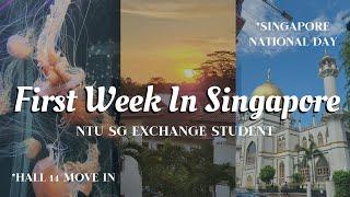 Moving into NTU Hall 14  First Week In SG  UK Exchange Student VLOG