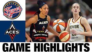 Indiana Fever vs Las Vegas Aces Highlights  First Half  Womens Basketball  2024 WNBA