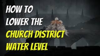 How to lower the water level in Shadow Keep Church District  Elden Ring Shadow of the Erdtree DLC