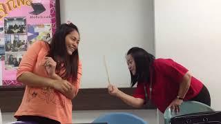 School punishment  Lady teacher spanking teenage girls by back caning funny