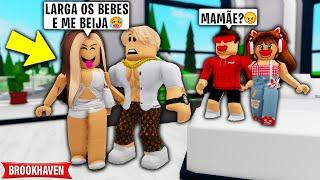 ESPIONAMOS um CASAL de MILIONÁRIOS sendo BEBÊS e ISSO ACONTECEU... BROOKHAVEN RP Roblox